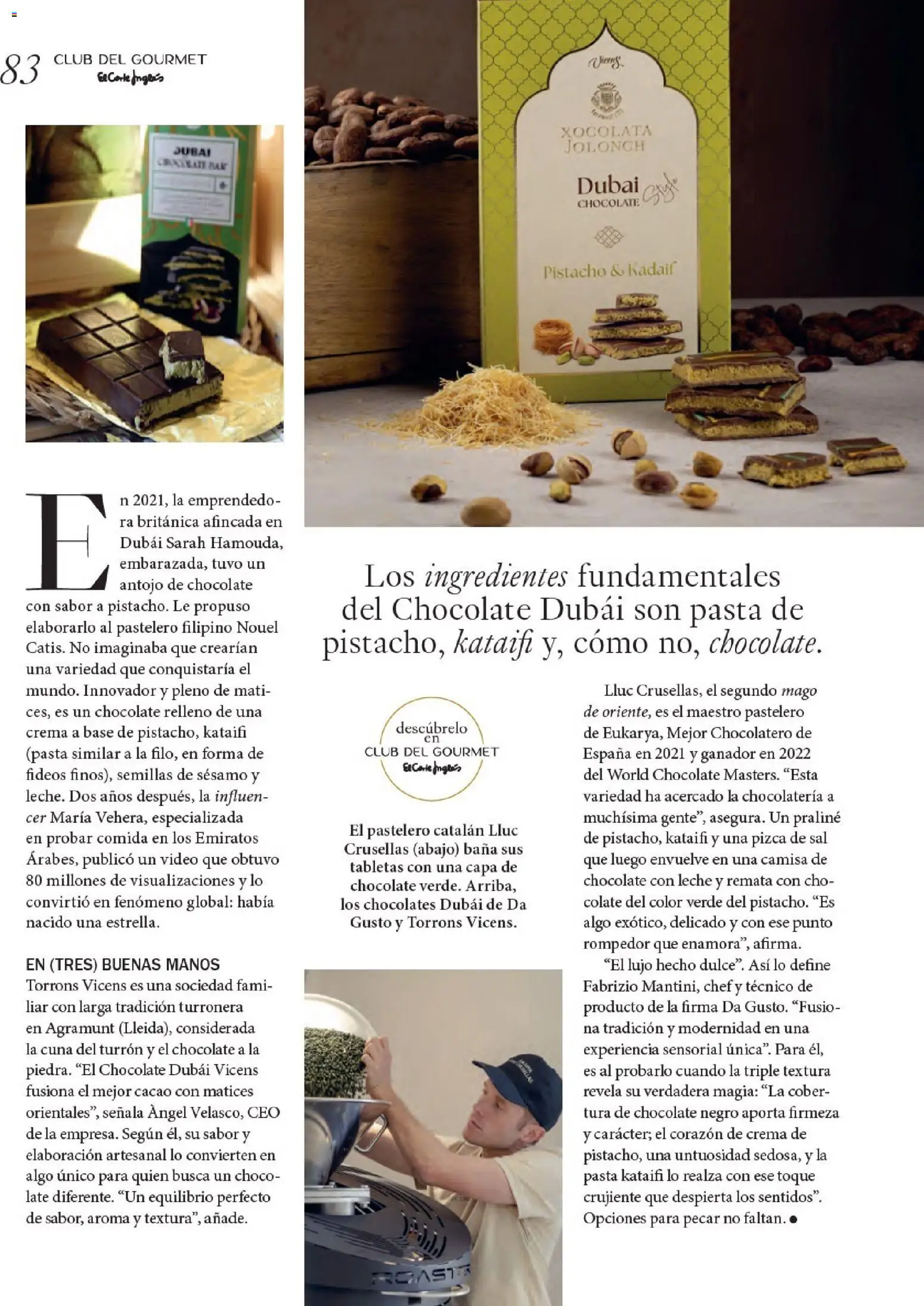 Nuevas ofertas de El Corte Inglés válidas en toda la República Mexicana desde el 11.12.2025. ¡Encuentra las mejores ofertas en El Corte Inglés catálogo Gourmet! | Página: 83 | Productos: Crema, Camisa, Semillas, Video