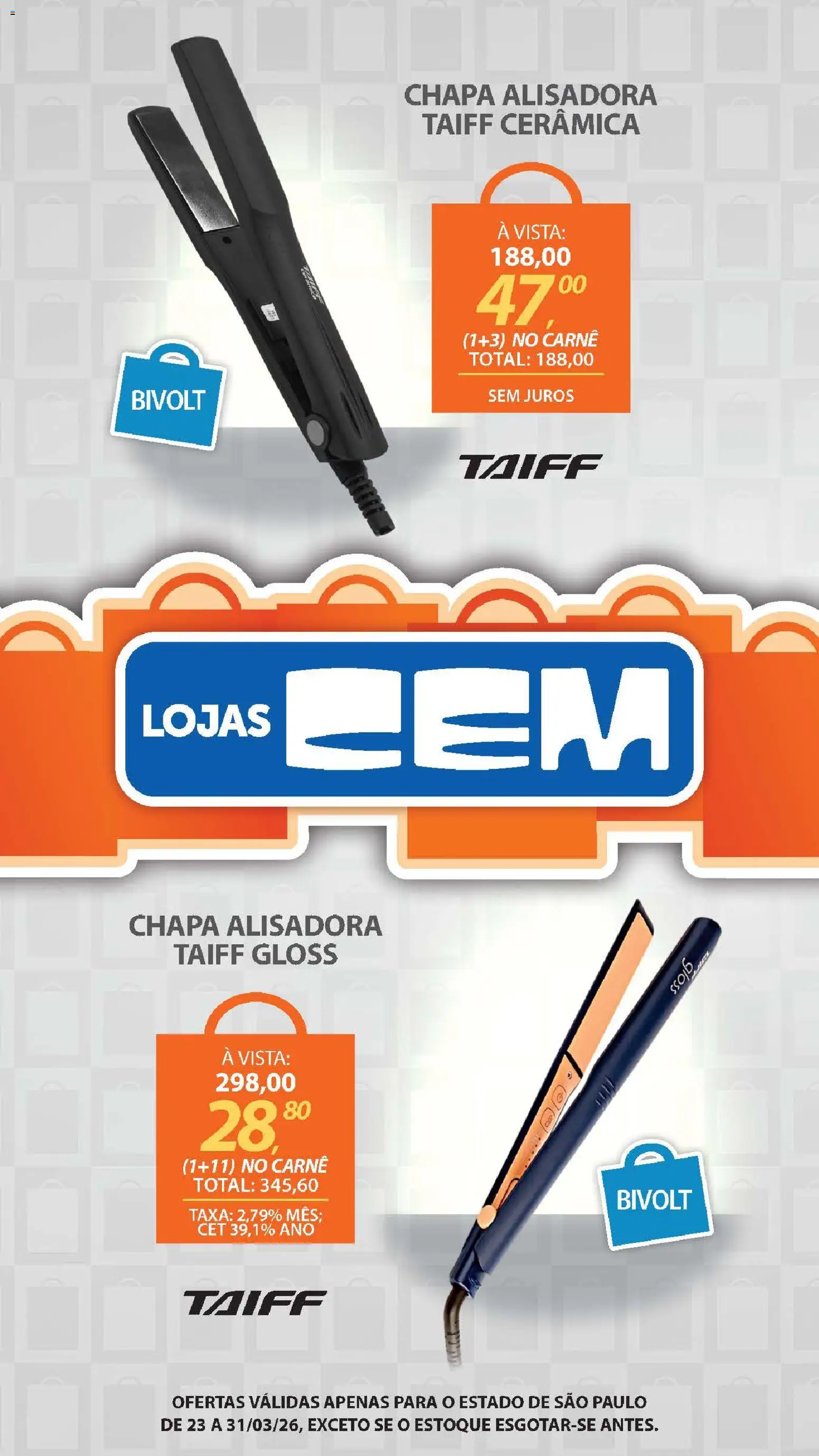 Lojas Cem Folheto - válido de 23.03.2026 | Página: 133