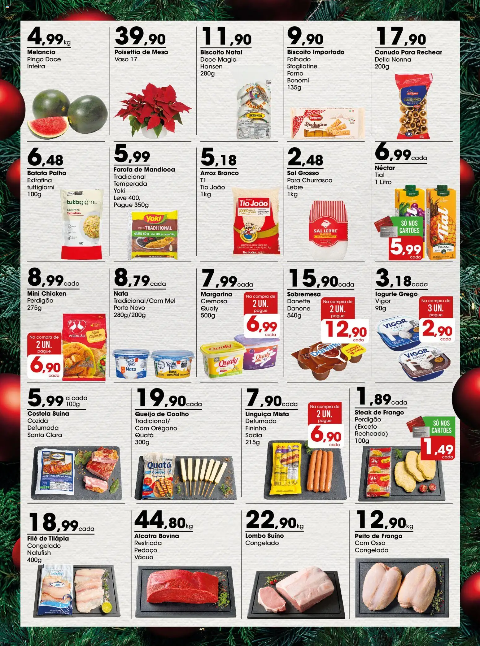 Zaffari Folheto - válido de 22.12.2025 | Página: 2 | Produtos: Mandioca, Linguiça, Queijo, Farofa