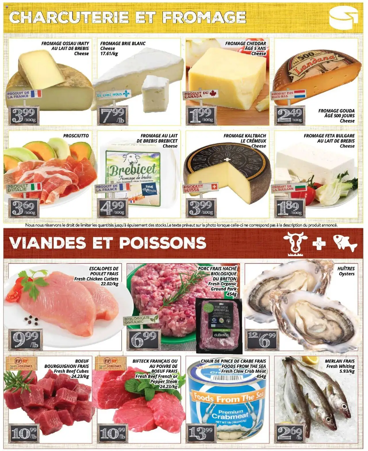 Pa Supermarché flyer valid from 29.09.2025 | Page: 3 | Products: Beef, Chair, Cheese, Pork