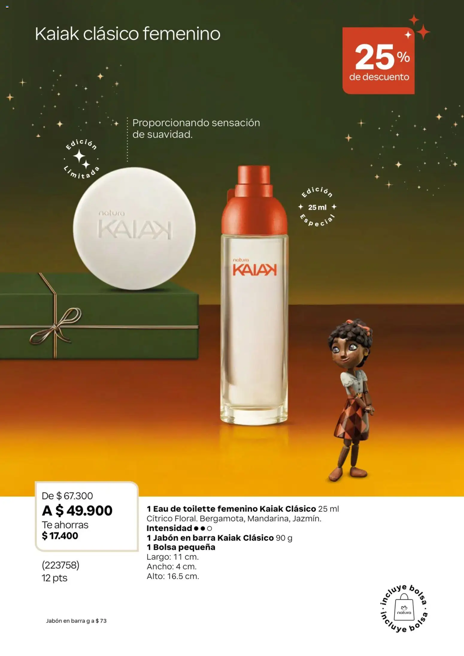 Natura revista - valida desde el 13.11.2025 | Página: 20 | Productos: Té, Bolsa, Eau de toilette, Jabón