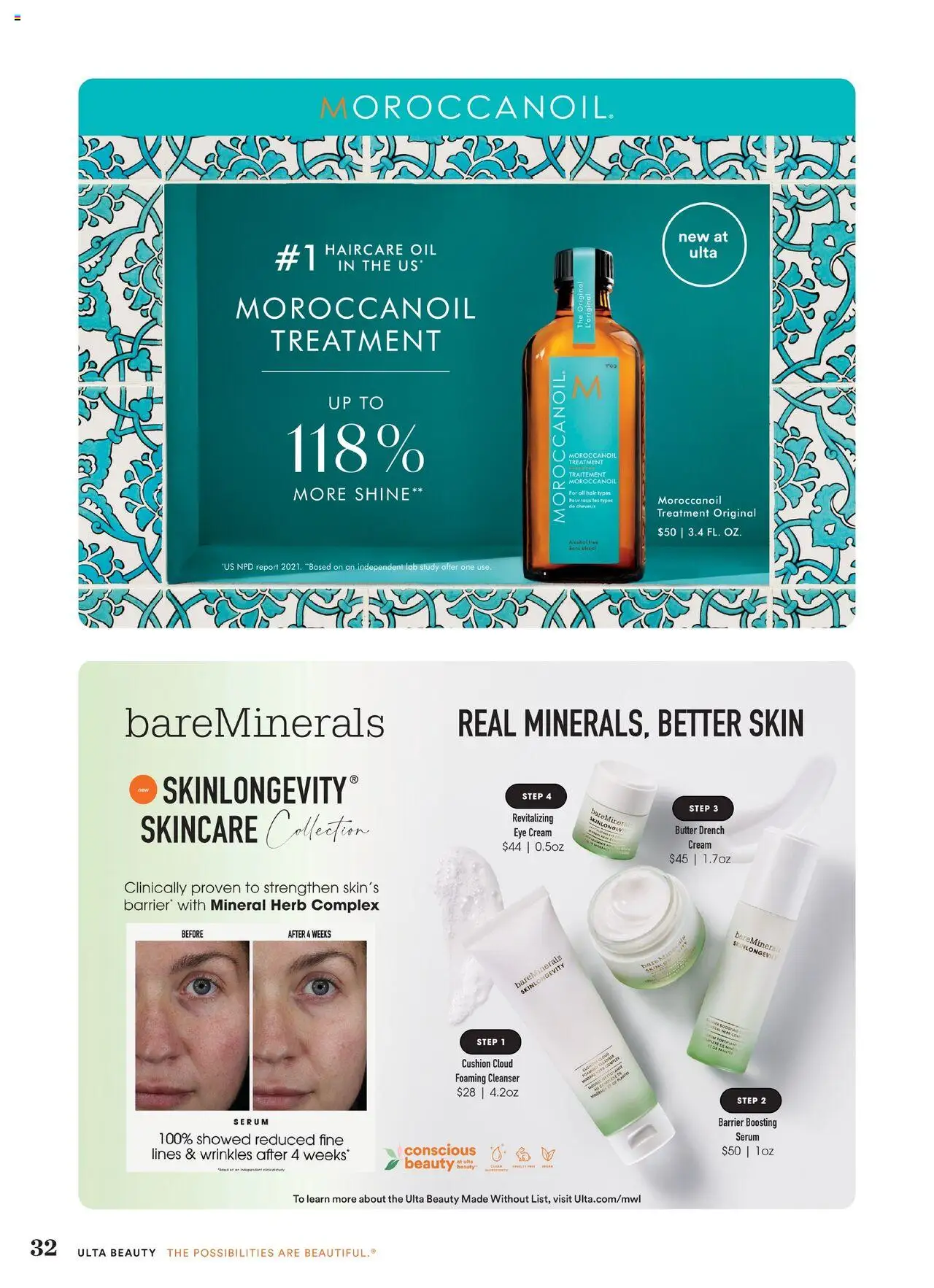 Ulta Beauty Weekly Ad - valid from 05.10.2025 | Page: 32 | Products: Butter, Oil, Cream, Cushion