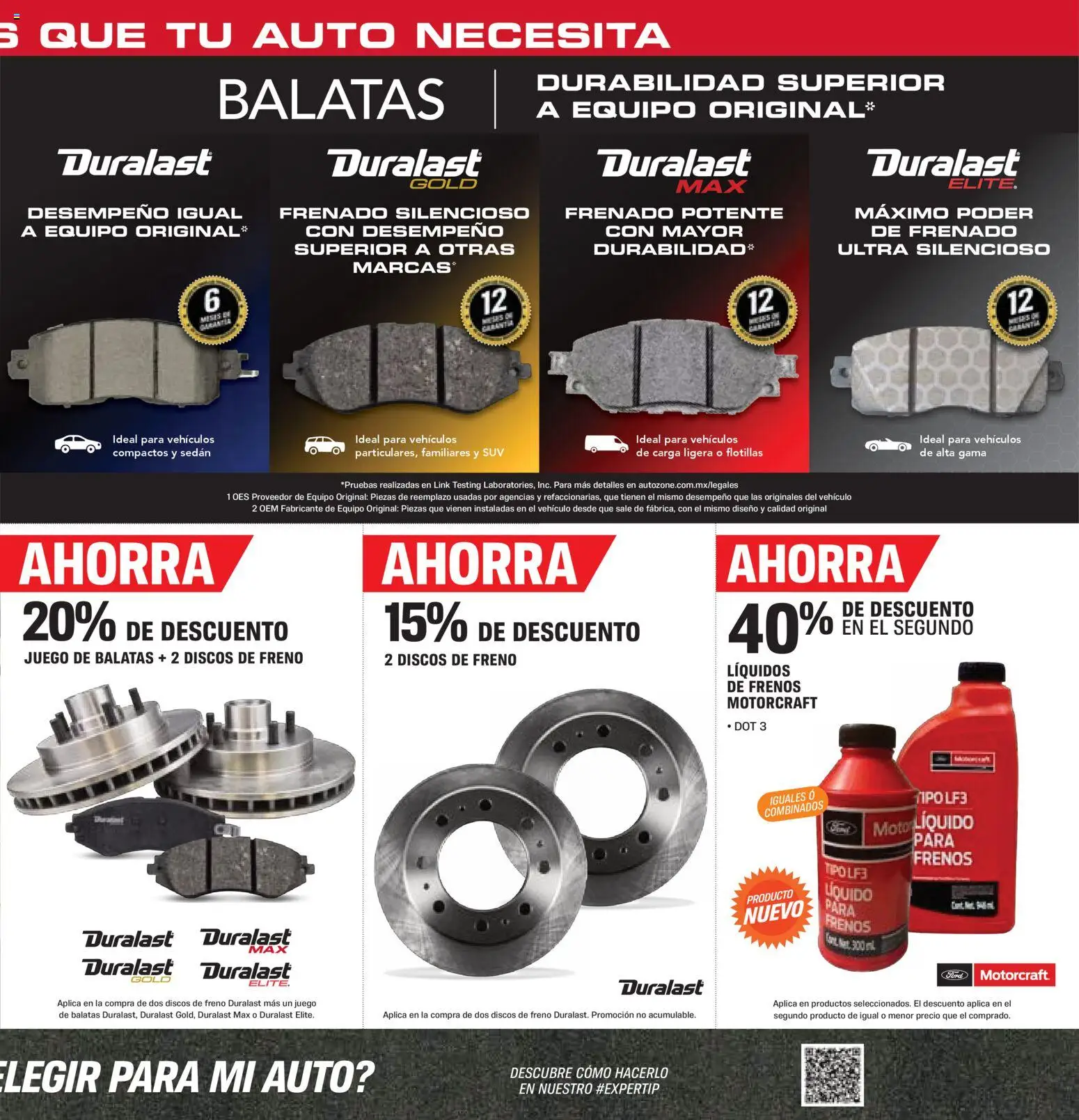 Nuevas ofertas de AutoZone válidas en toda la República Mexicana desde el 30.10.2025. ¡Encuentra las mejores ofertas en AutoZone catálogo! | Página: 7 | Productos: Juego