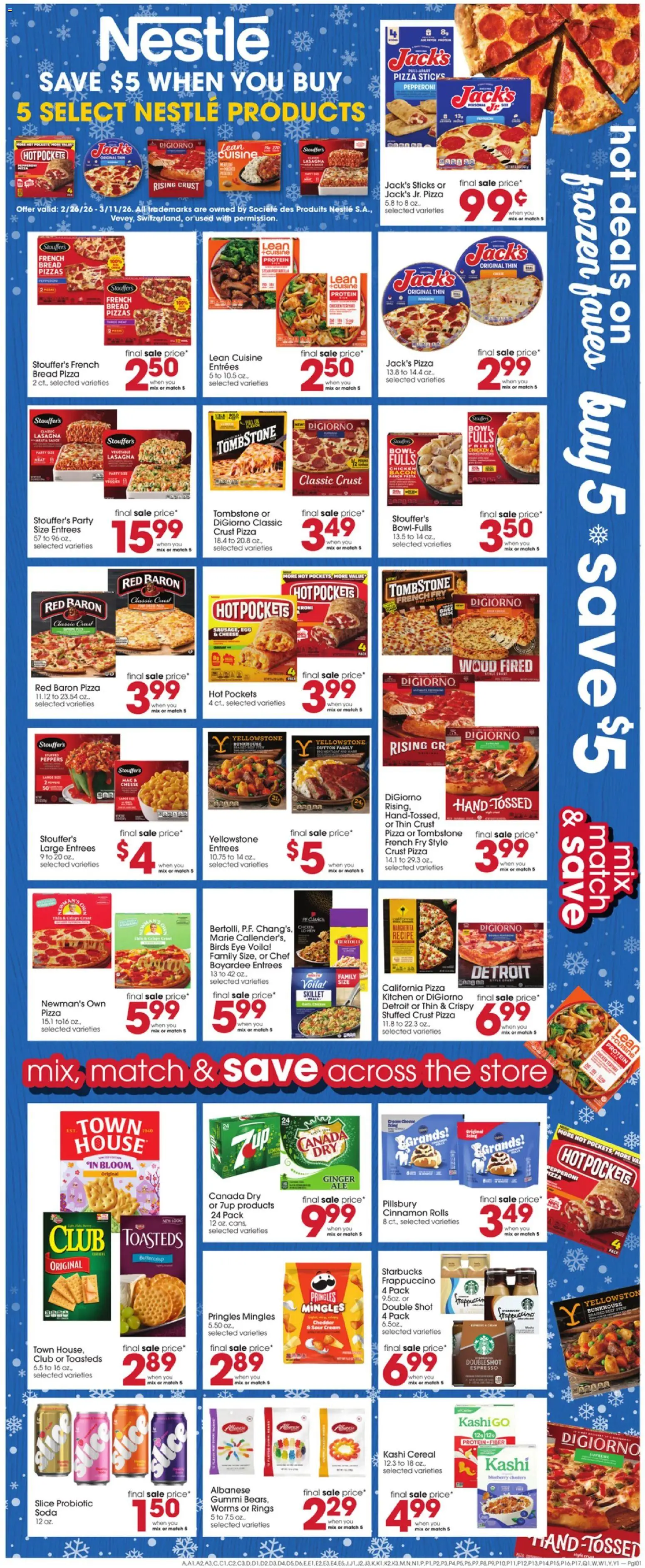 Giant Eagle Weekly Ad - valid from 26.02.2026 | Page: 5 | Products: Peppers, Cheese, Pizza, Sour cream