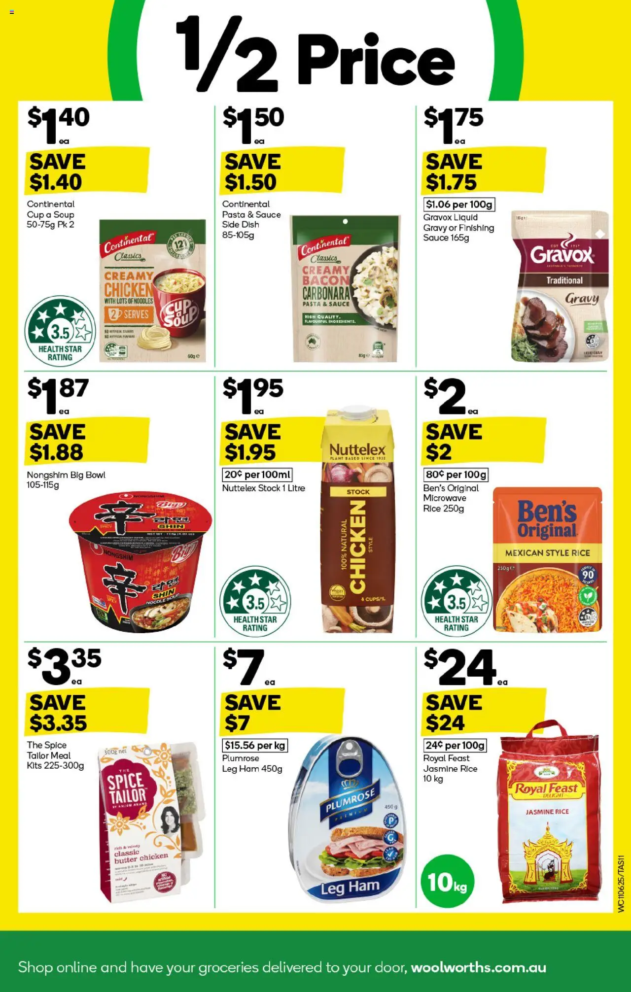 Woolworths catalogue - valid from 11.06.2025 | Page: 11 | Products: Butter, Chicken, Pasta, Microwave