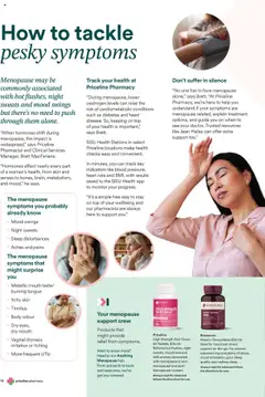 Preview of Priceline Pharmacy Anything Menopause Magazine - valid from 02.10.2025 | Page: 14 | Products: Dryness, Monitor, Tools, Treatment