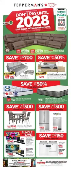 Preview of Tepperman's weekly flyer / circulaire from shop Tepperman's valid from 11.12.2025