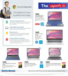 Preview of Harvey Norman - The Experts in Back -To- School - valid from 08.12.2025 | Page: 8 | Products: Charger, Accessories, Laptop, Portable
