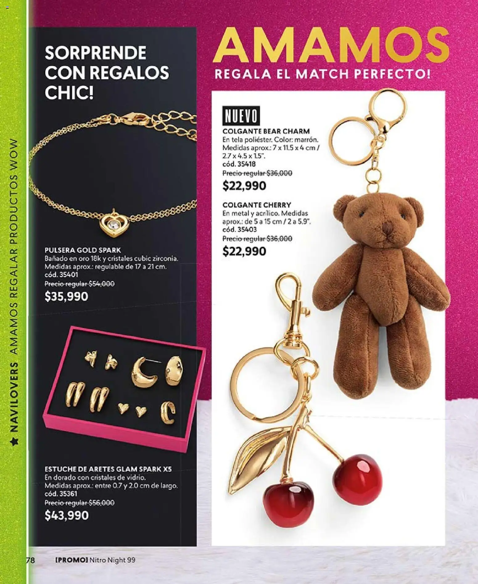 CyZone revista - valida desde el 03.11.2025 | Página: 78 | Productos: Estuche, Aretes, Pulsera