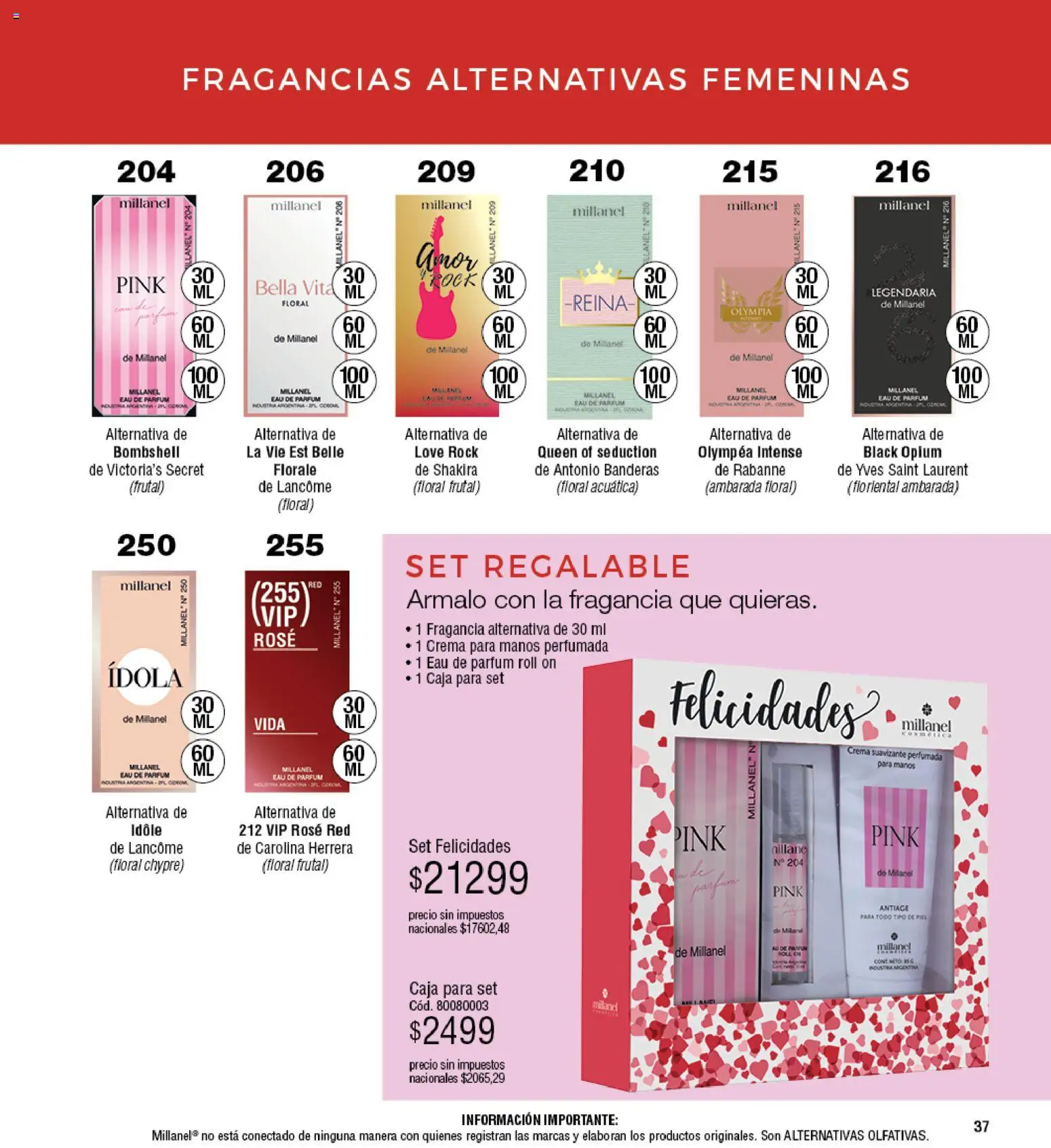 Millanel - Catálogo │ válido desde el 27.04.2026 | Página: 37 | Productos: Caja, Fragancia, Suavizante, Crema