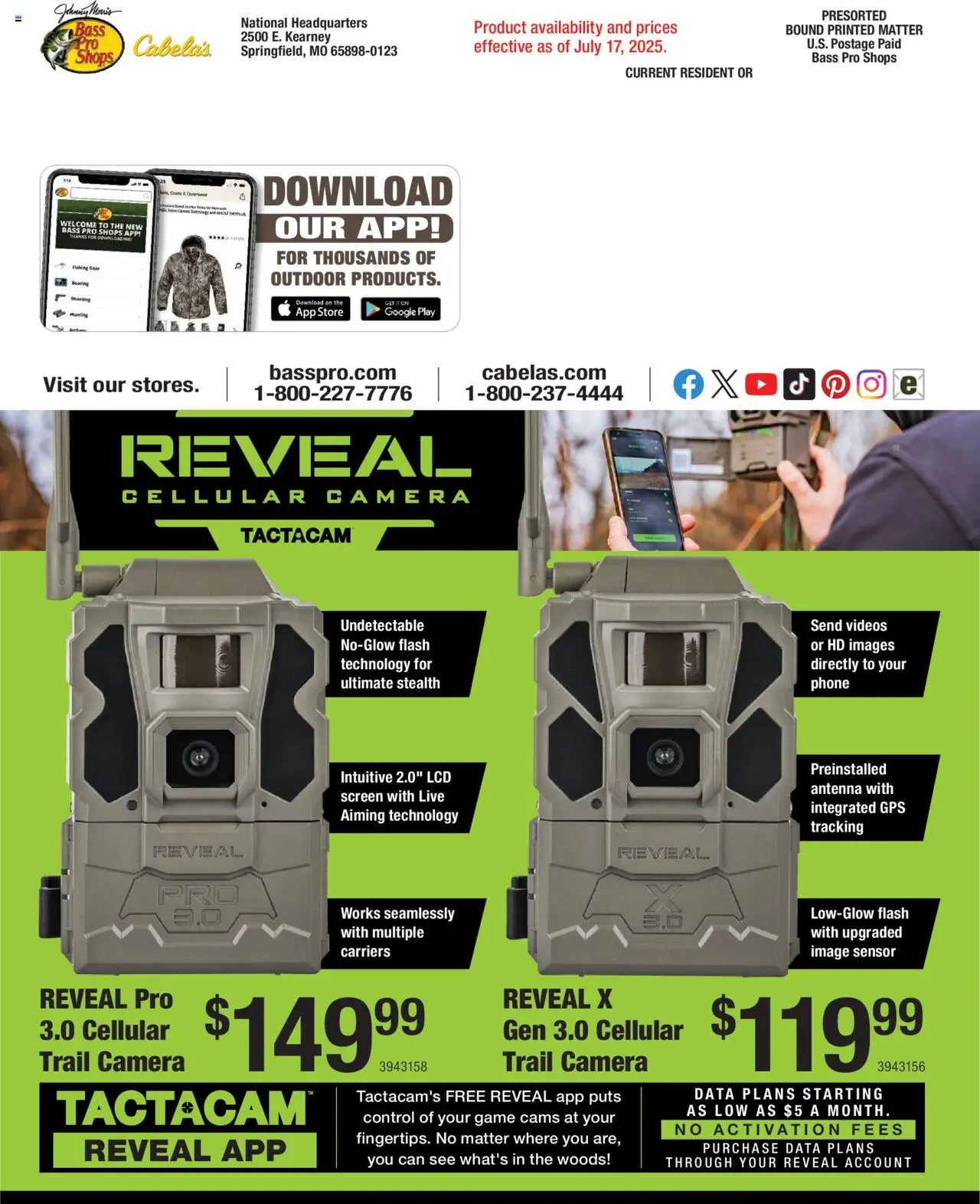 Cabela's Hunting Master 25 - valid from 11.08.2025 | Page: 600 | Products: Sensor, Phone, Camera, Game