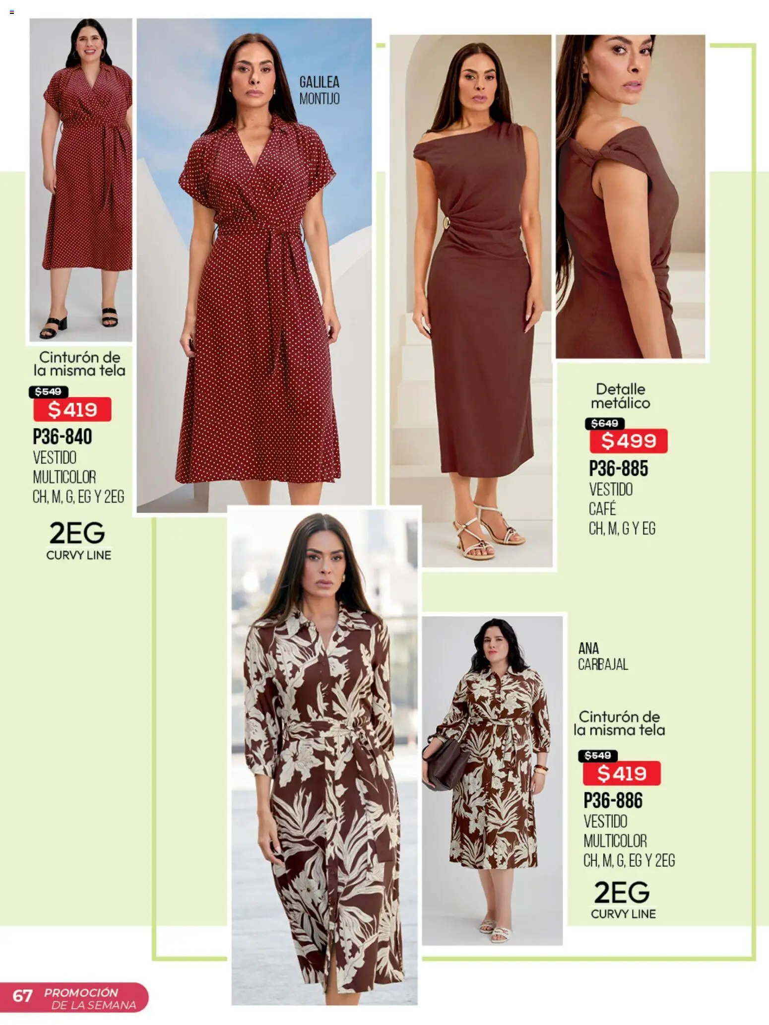 Nuevas ofertas de Cklass válidas en toda la República Mexicana desde el 16.02.2026. ¡Encuentra las mejores ofertas en Cklass catálogo Promo Semanal! | Página: 68 | Productos: Cinturón, Café, Vestido