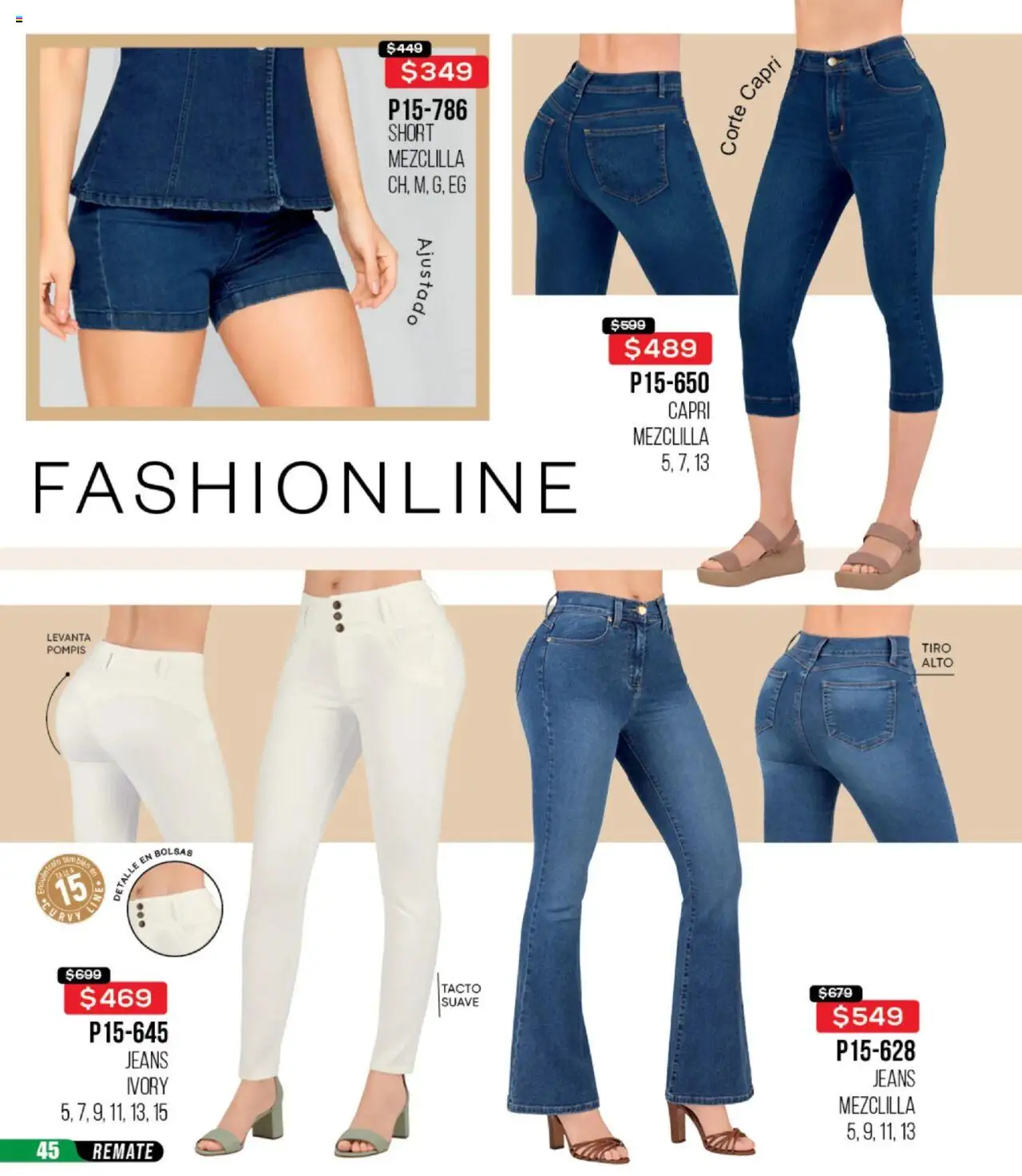 Nuevas ofertas de Cklass válidas en toda la República Mexicana desde el 13.08.2025. ¡Encuentra las mejores ofertas en Cklass - Catálogo Remate Total Ropa! | Página: 46 | Productos: Short