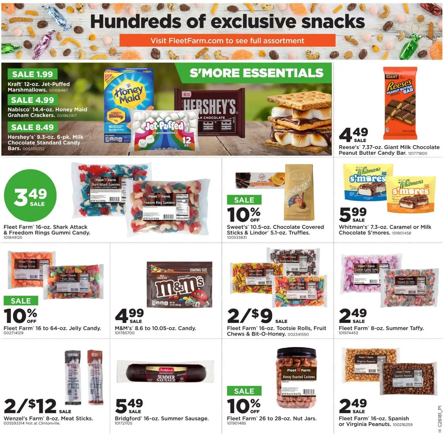 Mills Fleet Farm Weekly Ad - valid from 27.04.2026 | Page: 16 | Products: Ring, Butter, Chocolate, Sausage