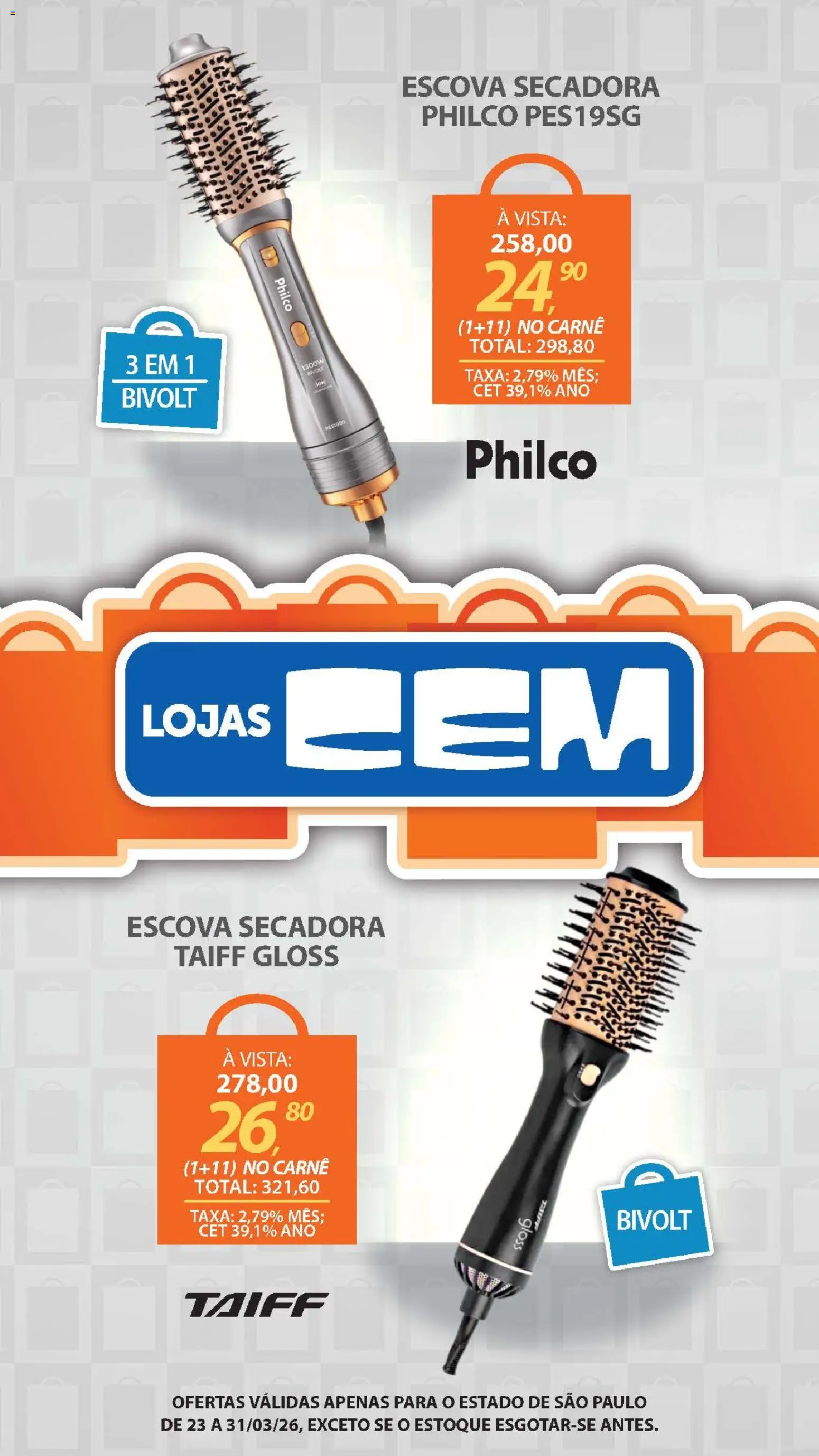 Lojas Cem Folheto - válido de 23.03.2026 | Página: 131