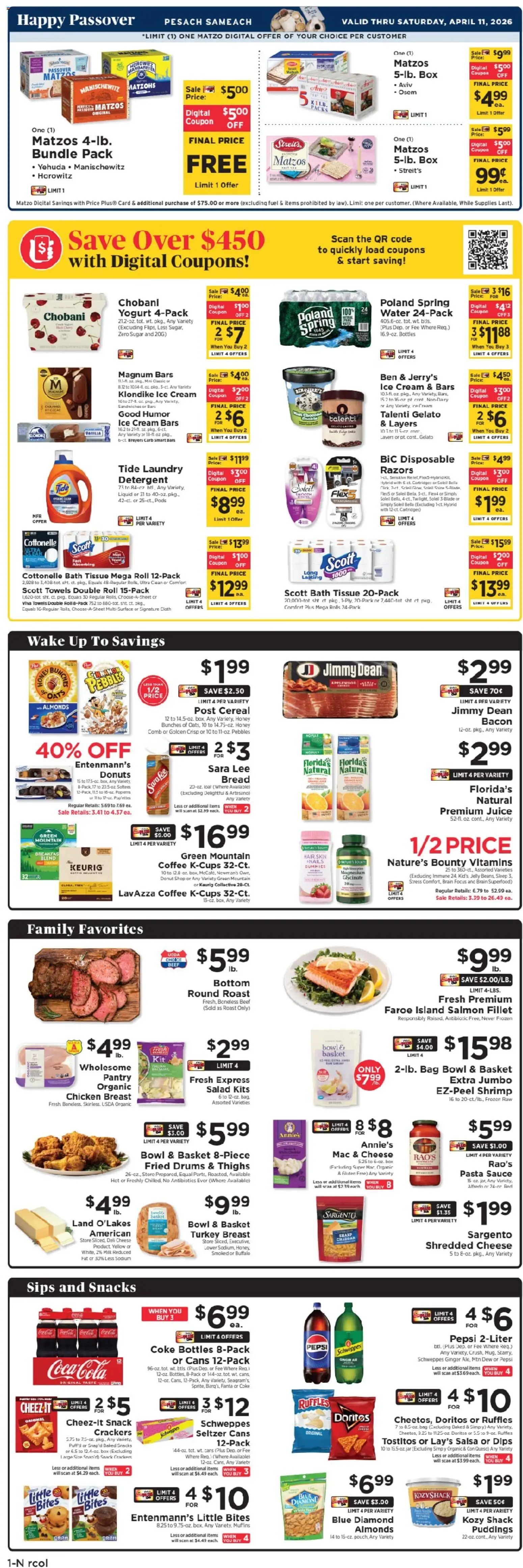 ShopRite Weekly Ad 2 - valid from 08.03.2026 | Page: 2 | Products: Magnesium, Pasta, Cream, Bag