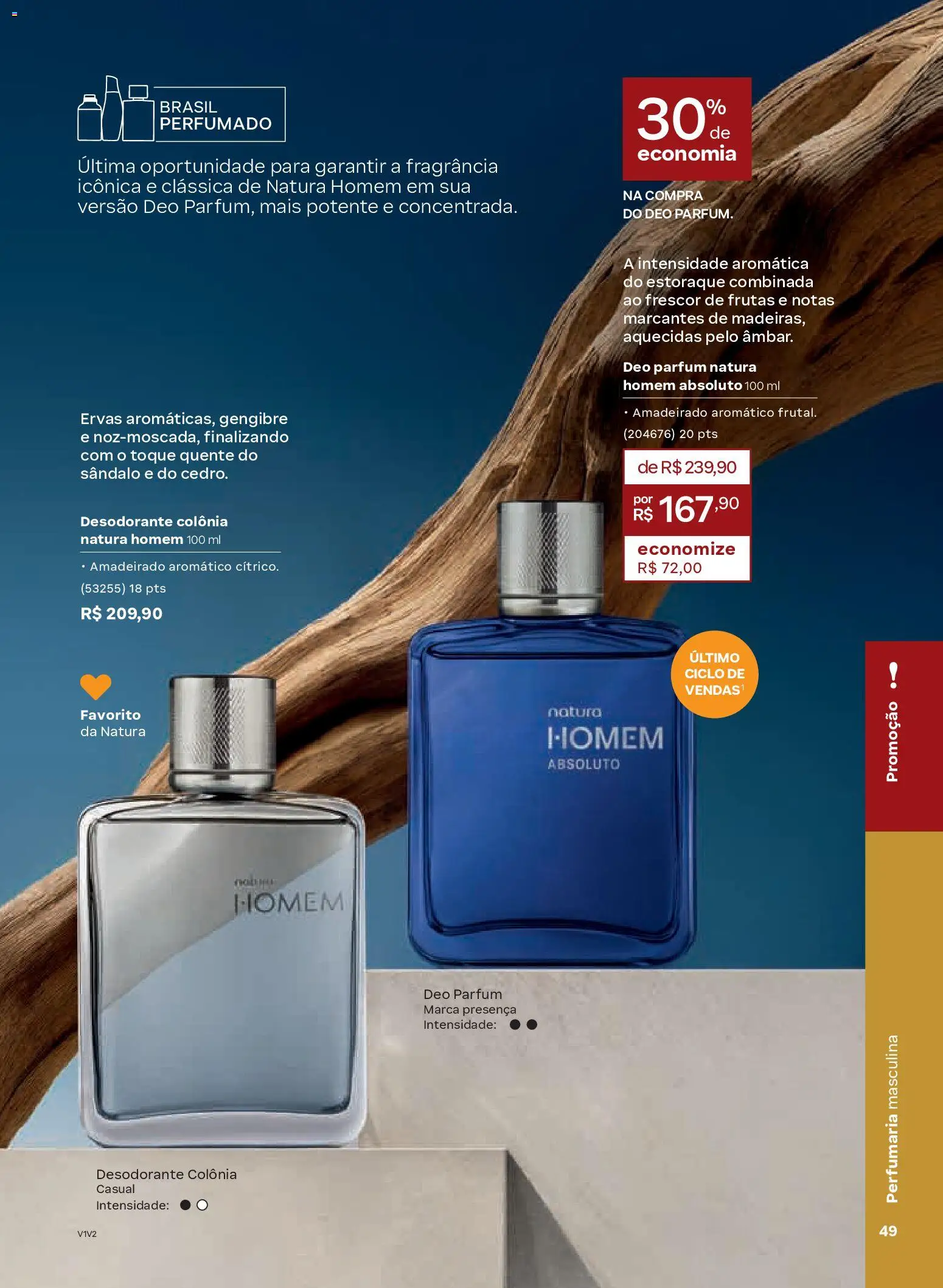 Natura Folheto - válido de 19.02.2026 | Página: 49 | Produtos: Gengibre, Fragrância, Desodorante