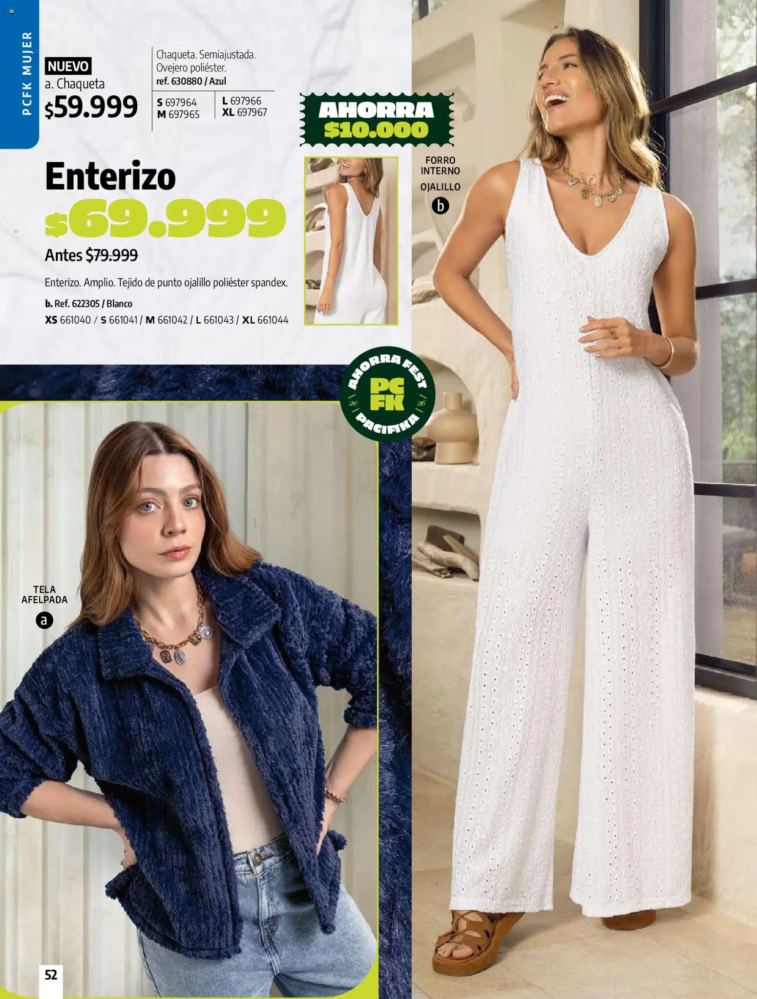 Pacifika revista - valida desde el 01.02.2026 | Página: 52 | Productos: Chaqueta, Enterizo