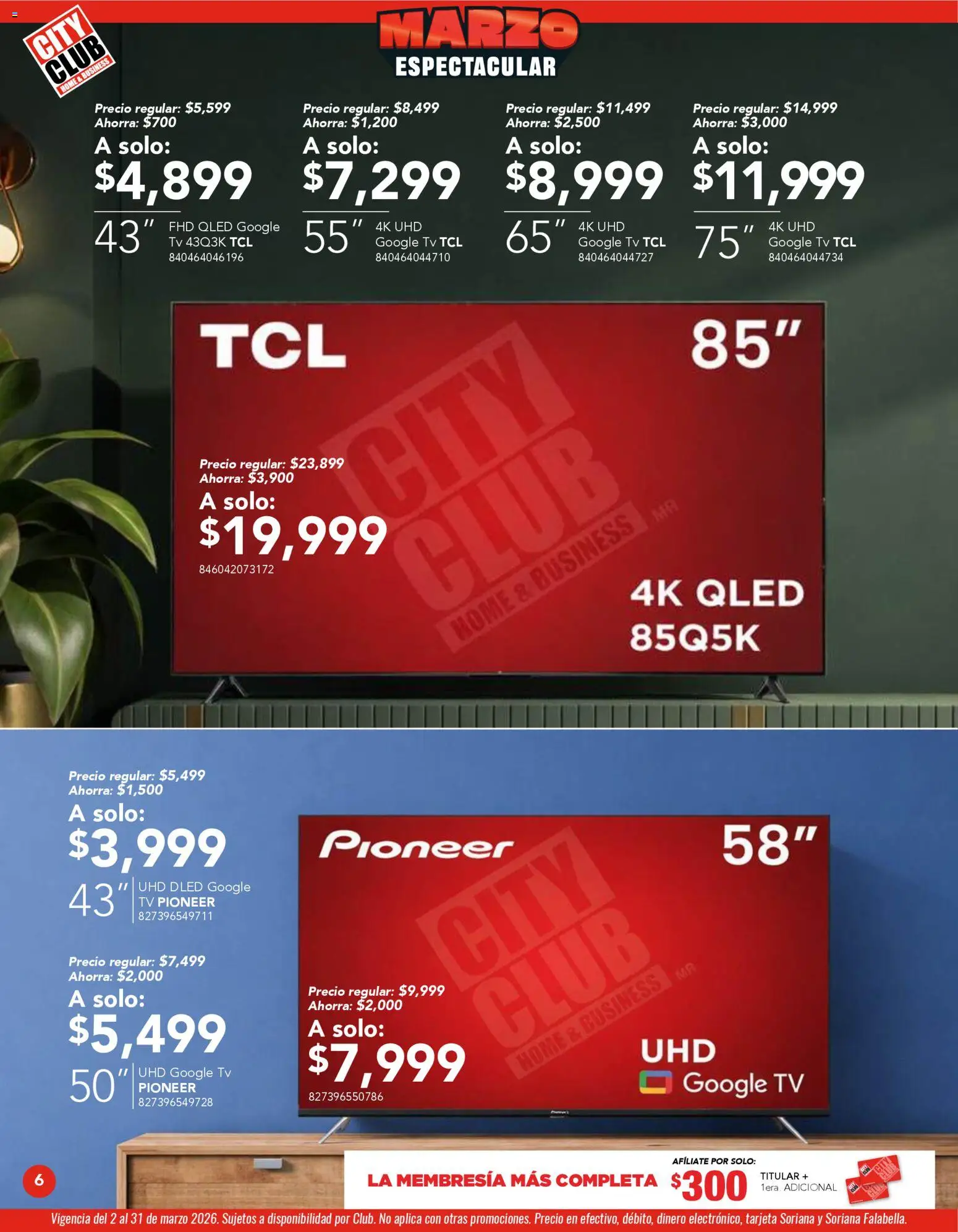 Nuevas ofertas de City Club válidas en toda la República Mexicana desde el 02.03.2026. ¡Encuentra las mejores ofertas en City Club catálogo! | Página: 6