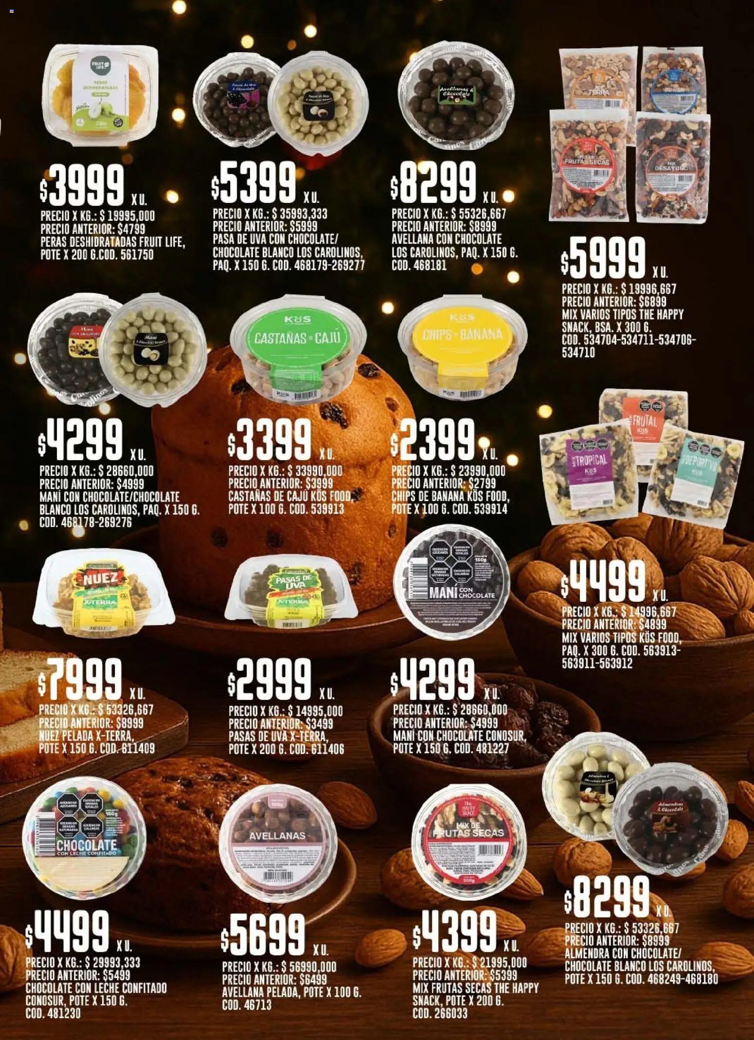 Coto - Ofertas │ válido desde el 15.12.2025 | Página: 13 | Productos: Banana, Almendra, Castañas de caju, Chocolate
