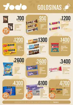 Vista previa Supermercados TODO - Ofertas válido desde el 07.04.2026 | Página: 6 | Productos: Mani, Leche, Chocolate, Alfajor