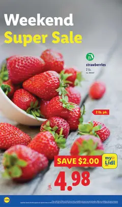 Preview of Lidl weekly ads valid from 07.01.2026 | Page: 28 | Products: Strawberries