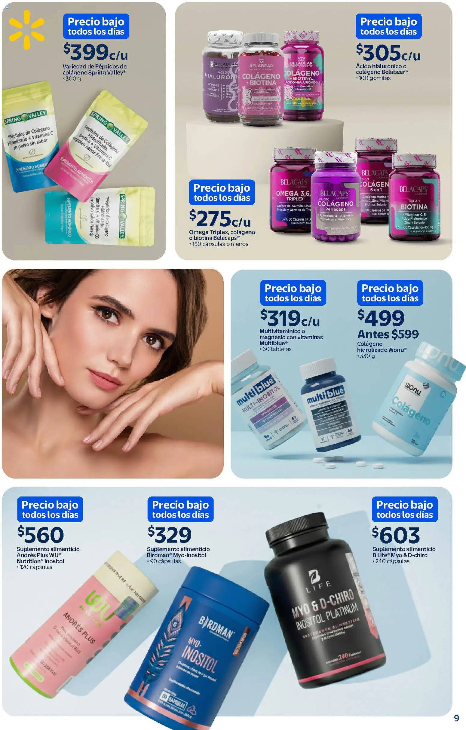 Nuevas ofertas de Walmart válidas en toda la República Mexicana desde el 11.02.2026. ¡Encuentra las mejores ofertas en Walmart folleto! | Página: 9 | Productos: Vitaminas, Polvo, Gomitas