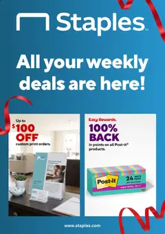 Preview of Staples weekly ads valid from 11.01.2026