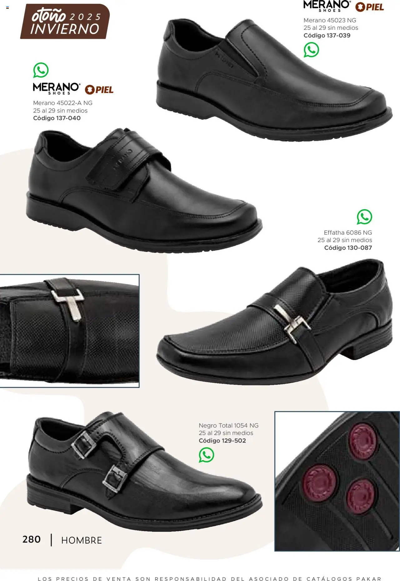 Nuevas ofertas de SC Pakar válidas en toda la República Mexicana desde el 24.07.2025. ¡Encuentra las mejores ofertas en SC Pakar - Catálogo Hombre otoño / invierno! | Página: 280