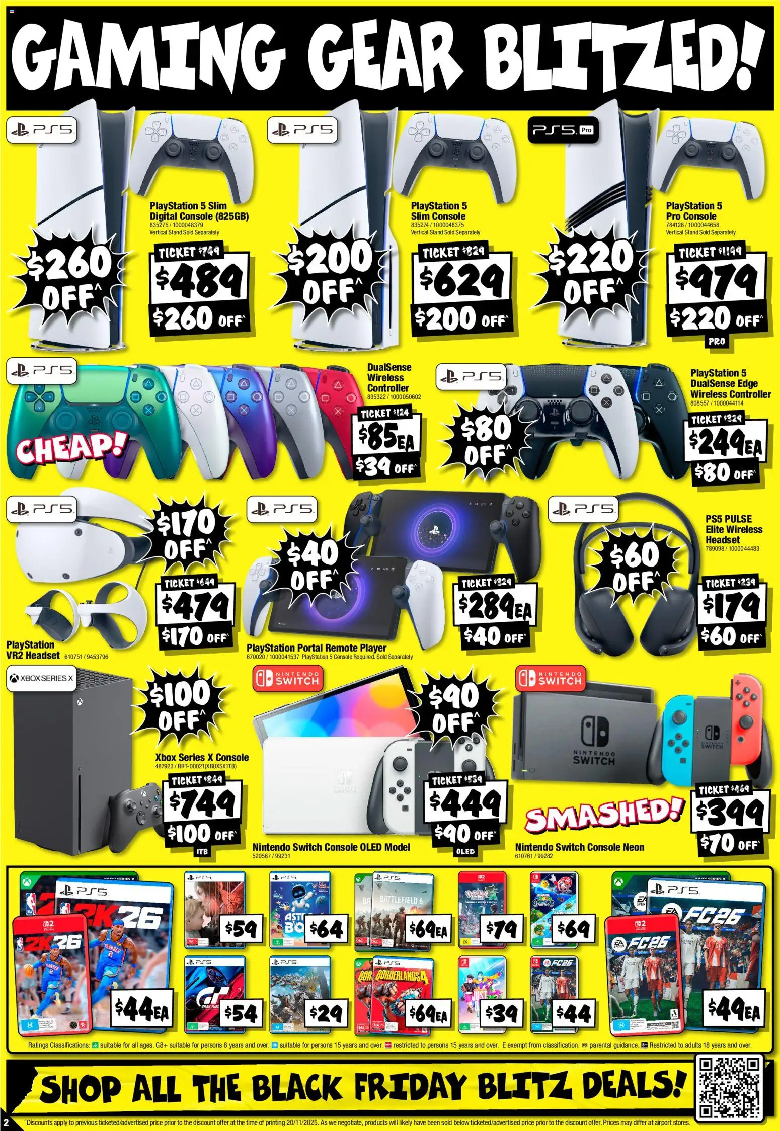 JB Hi-Fi catalogue - valid from 28.11.2025 | Page: 2 | Products: Controller, Headset, Player, Playstation