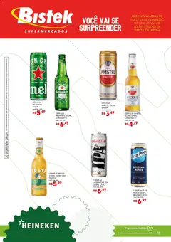 Bistek Supermercados - Ofertas Heineken  - Pré-Visualização do folheto da loja Bistek Supermercados, válido de 11.02.2026