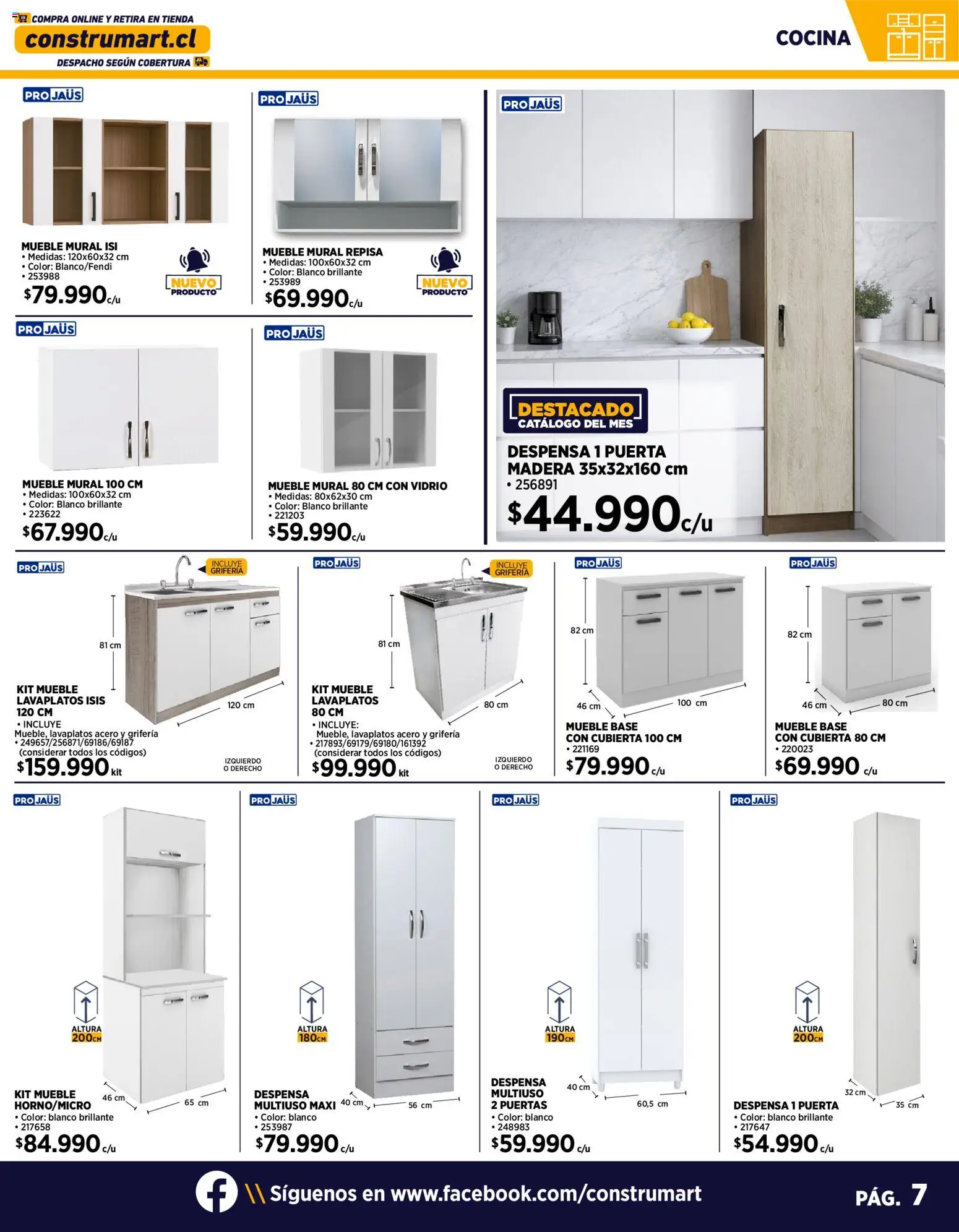 Construmart Ofertas │ válido desde el 01.01.2026 | Página: 7 | Productos: Repisa, Cocina, Cubierta, Base
