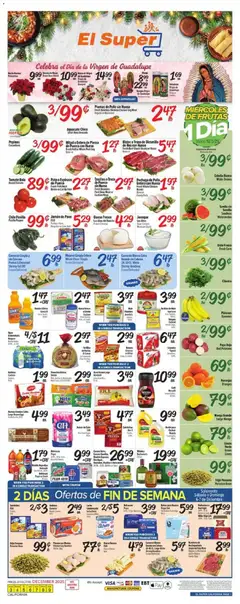 Preview of El Super weekly ads valid from 03.12.2025