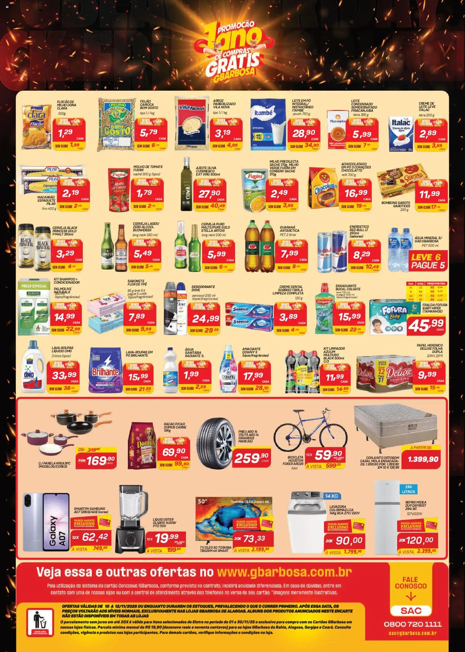 Gbarbosa Folheto - válido de 10.11.2025 | Página: 2 | Produtos: Azulim, Perfume, Panela, Macarrão