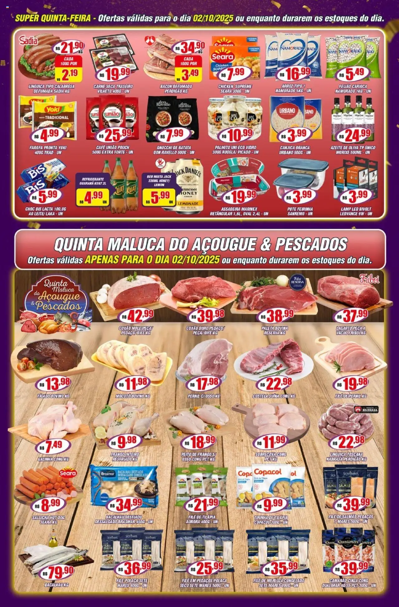 Violeta Supermercados Folheto - válido de 30.09.2025 | Página: 3 | Produtos: Guaraná, Tilápia, Batata, Assadeira