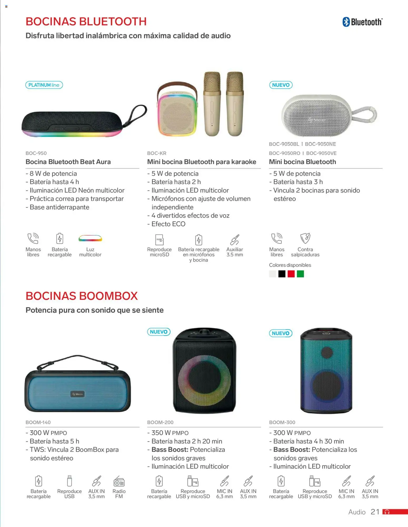 Nuevas ofertas de Steren válidas en toda la República Mexicana desde el 01.01.2026. ¡Encuentra las mejores ofertas en Steren catálogo! | Página: 33 | Productos: Usb, Audio, Radio, Batería