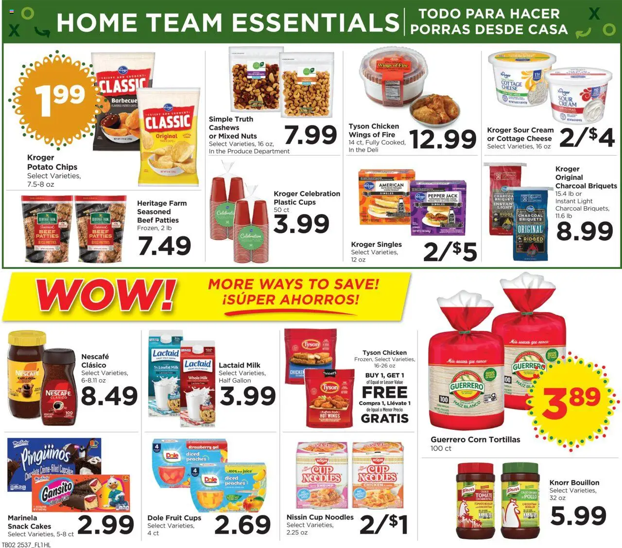 Food 4 Less Weekly Ad - valid from 15.10.2025 | Page: 4 | Products: Peaches, Ridge, Beef, Nuts