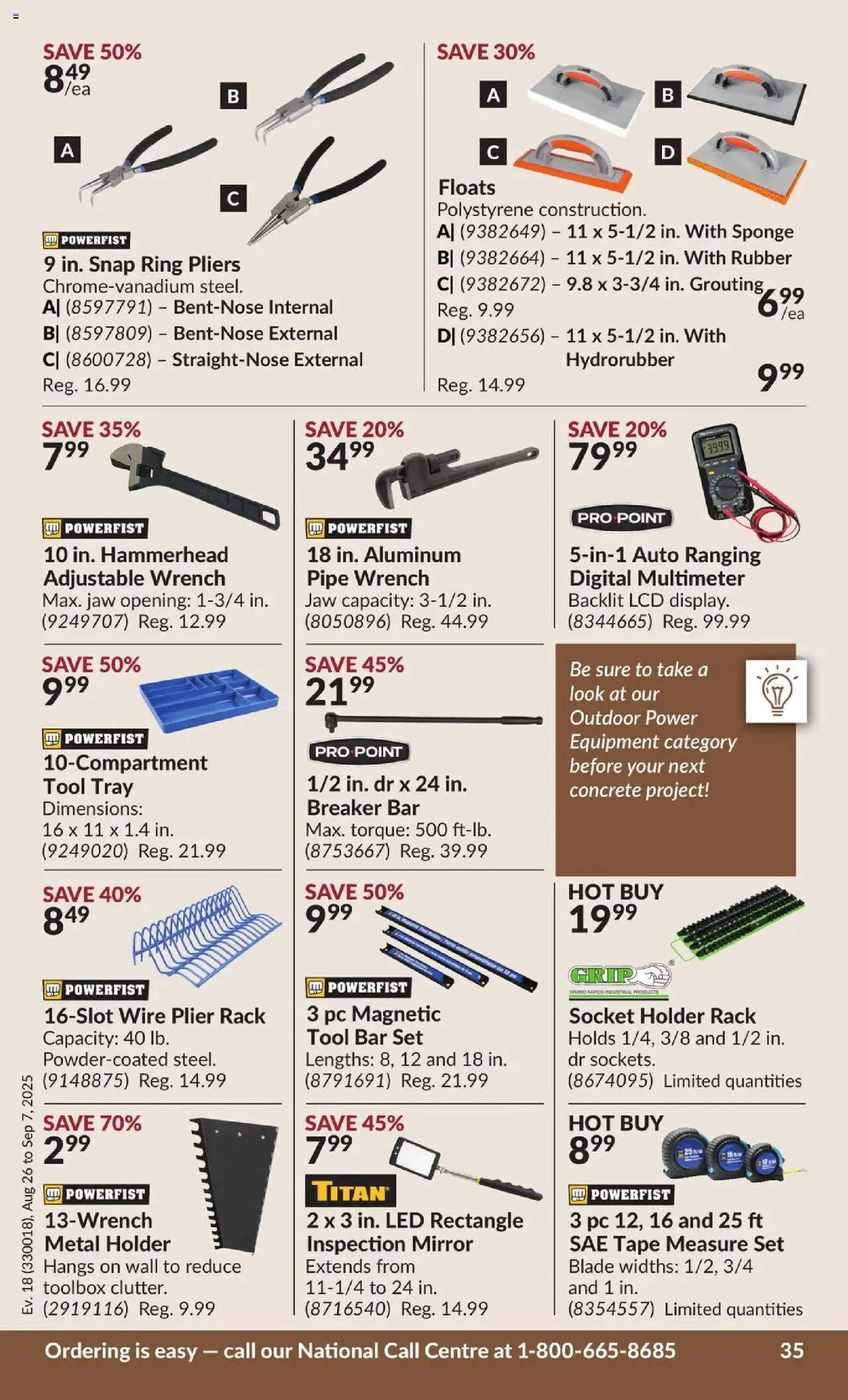 Princess Auto flyer valid from 26.08.2025 | Page: 41 | Products: PC, Sponge, Socket, Mirror