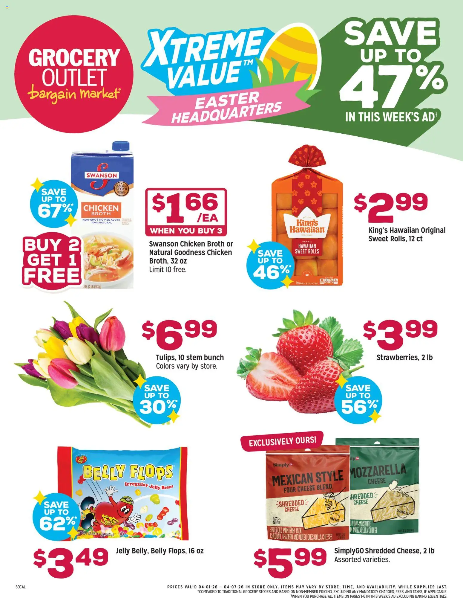 Grocery Outlet Weekly Ad - CA - valid from 01.04.2026 | Page: 2