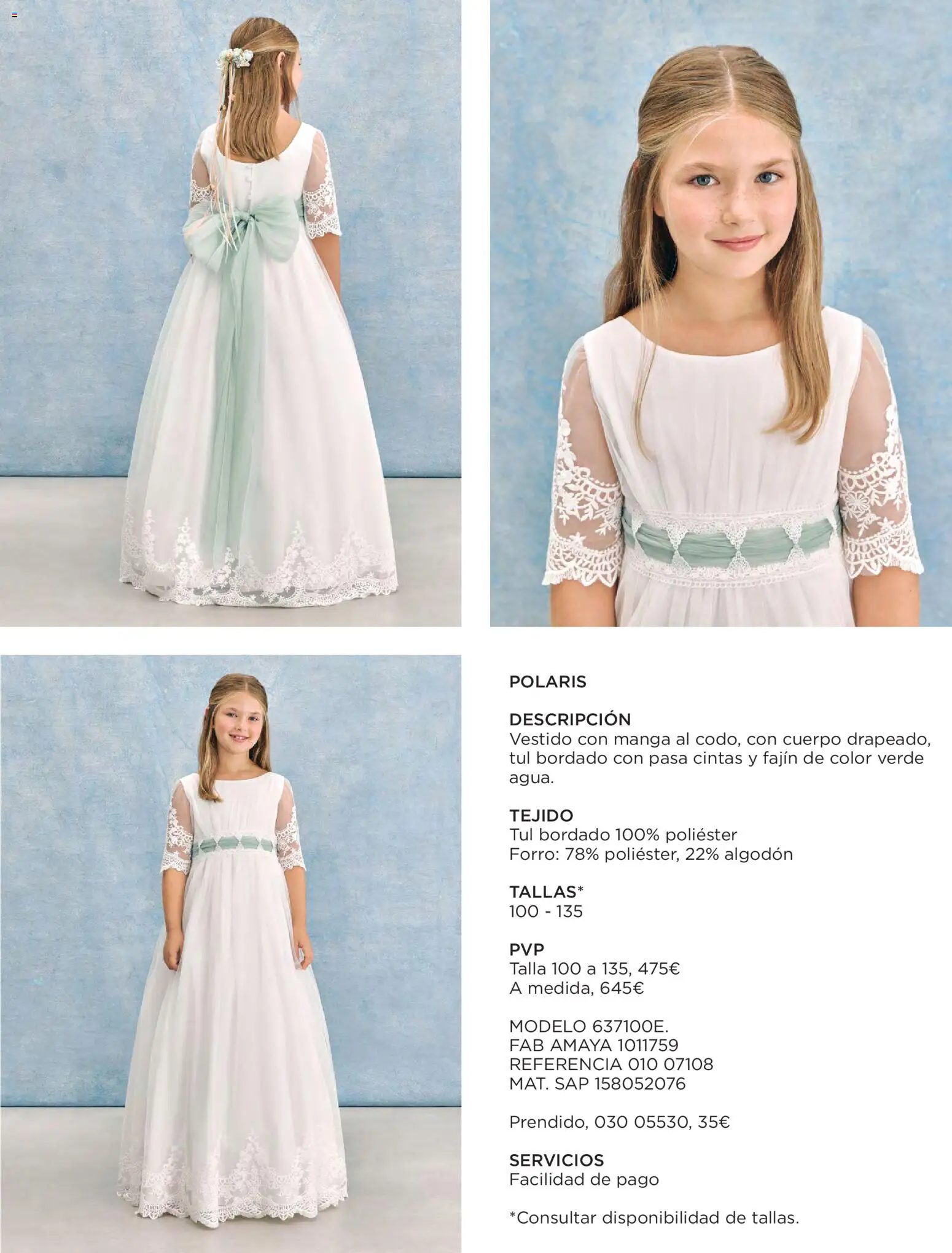 Nuevas ofertas de El Corte Inglés válidas en toda la República Mexicana desde el 20.11.2025. ¡Encuentra las mejores ofertas en El Corte Inglés catálogo Comuniones 2026! | Página: 8 | Productos: Manga, Algodón, Vestido