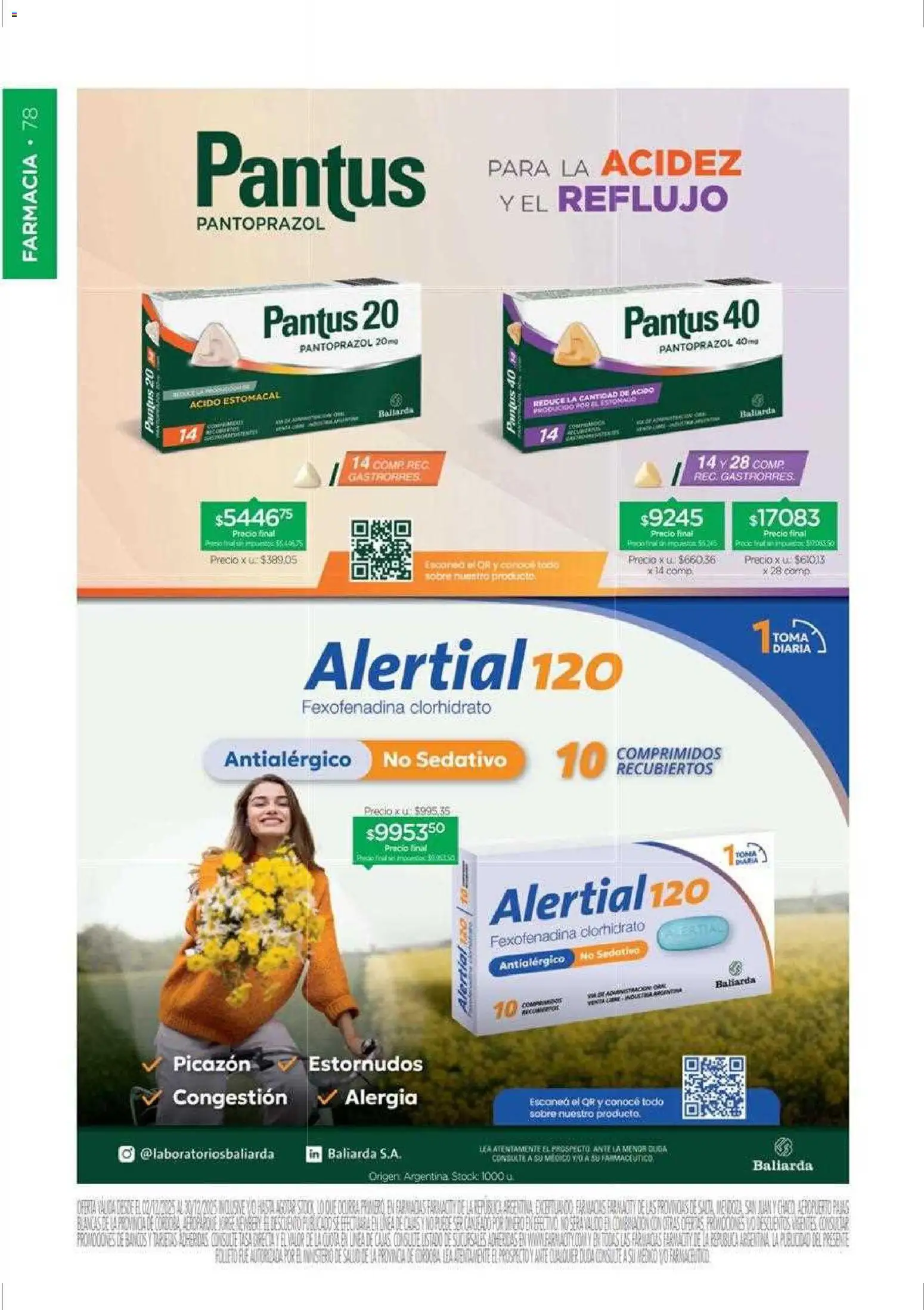 Farmacity catálogo │ válido desde el 02.12.2025 | Página: 78 | Productos: Sobre