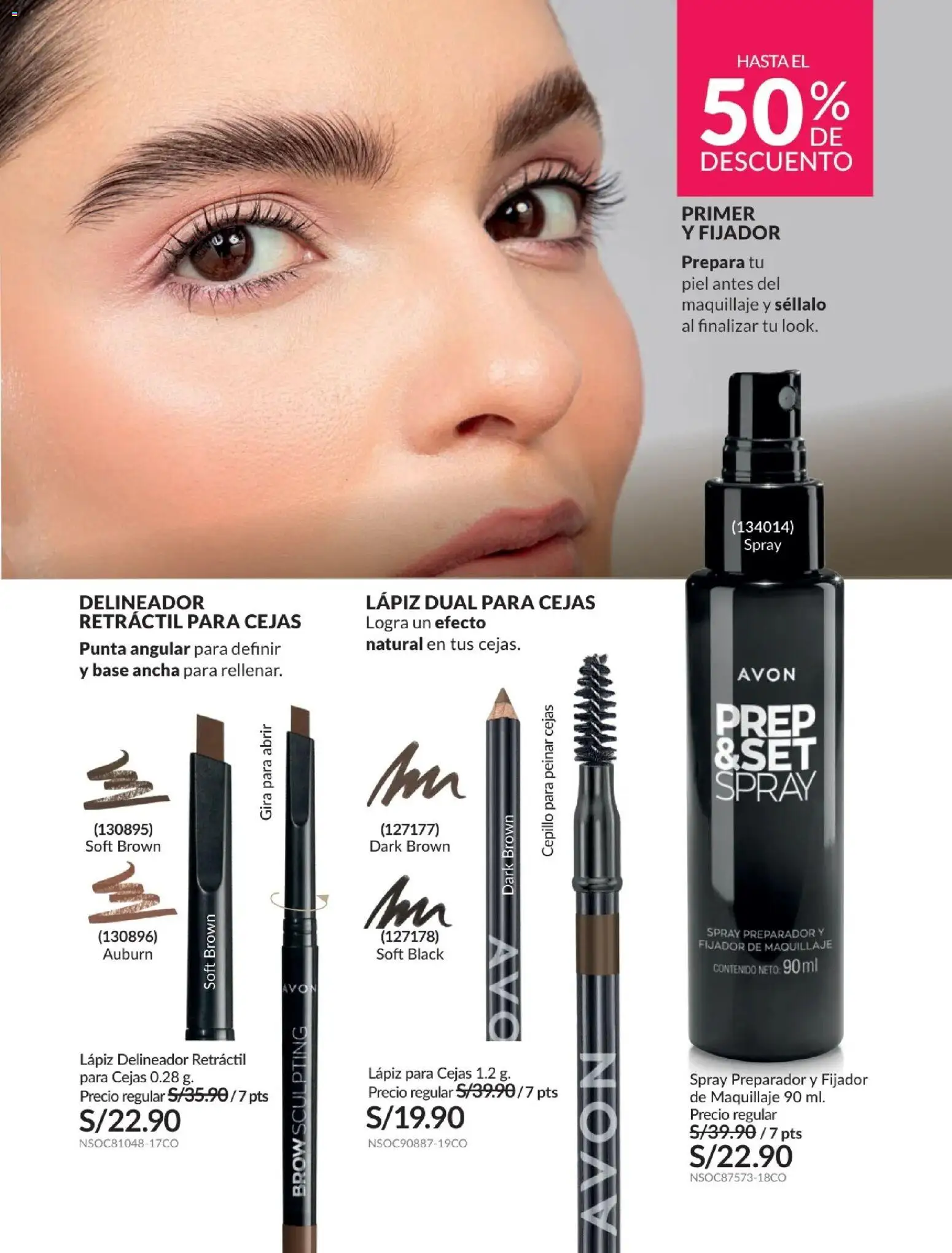 Catálogo Avon válido desde 01.01.2026 | Página: 45 | Productos: Delineador, Maquillaje
