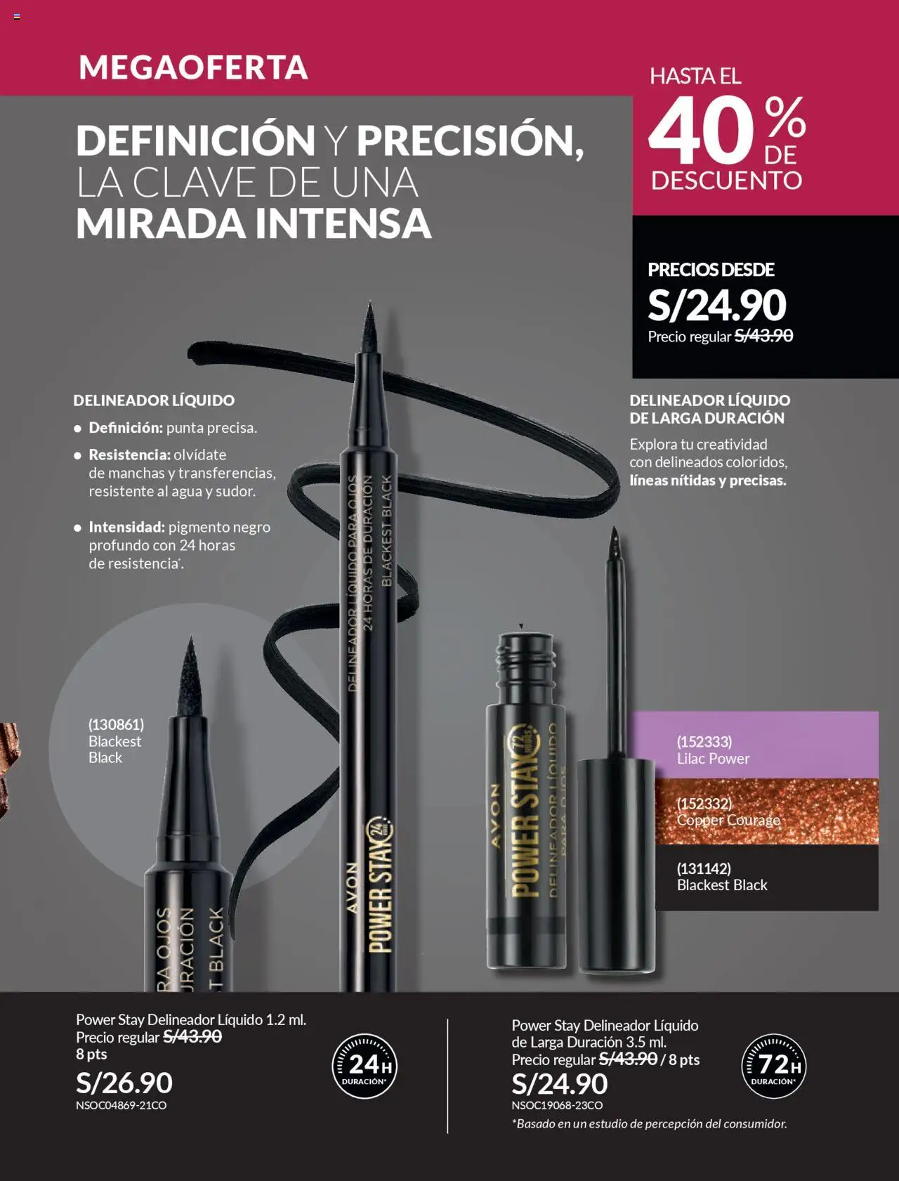 Catálogo Avon válido desde 11.08.2025 | Página: 38 | Productos: Delineador