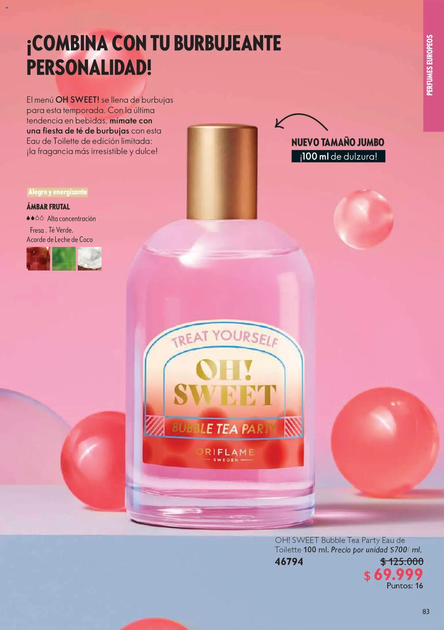 Oriflame revista - valida desde el 15.11.2025 | Página: 83 | Productos: Té, Fragancia, Coco, Leche