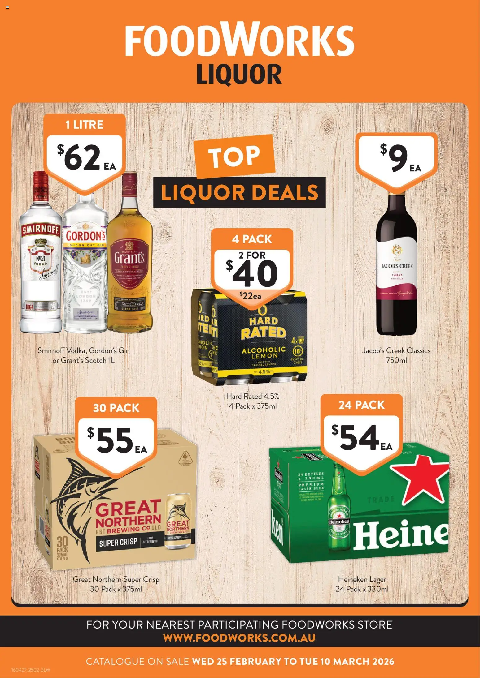 Foodworks catalogue - valid from 25.02.2026 | Page: 13 | Products: Beer, Gin, Lemon, Scotch