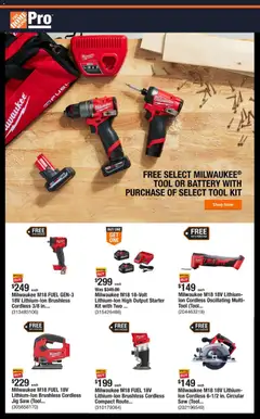 Preview of Home Depot weekly ads valid from 24.11.2025