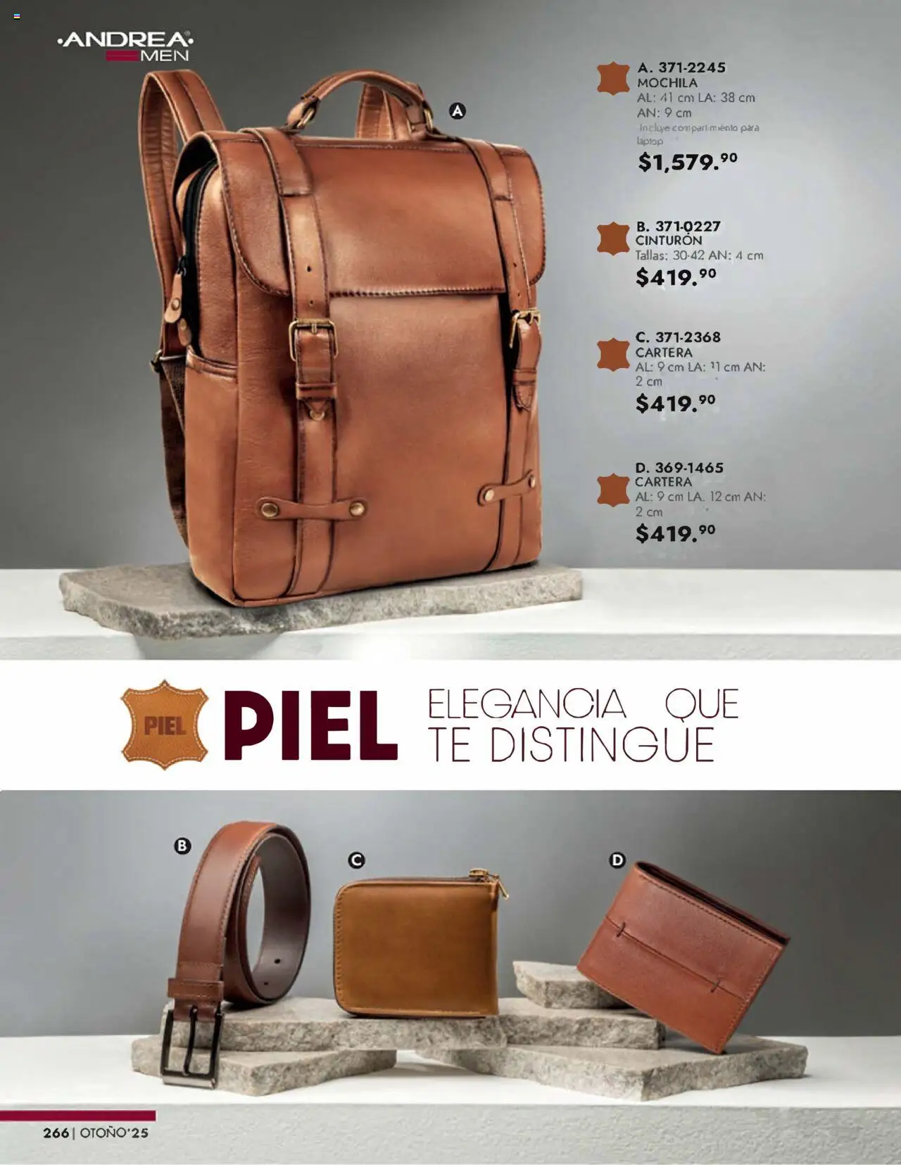 Nuevas ofertas de Andrea válidas en toda la República Mexicana desde el 24.08.2025. ¡Encuentra las mejores ofertas en Andrea - Catálogo Accesorios! | Página: 40 | Productos: Cinturón, Mochila, Té