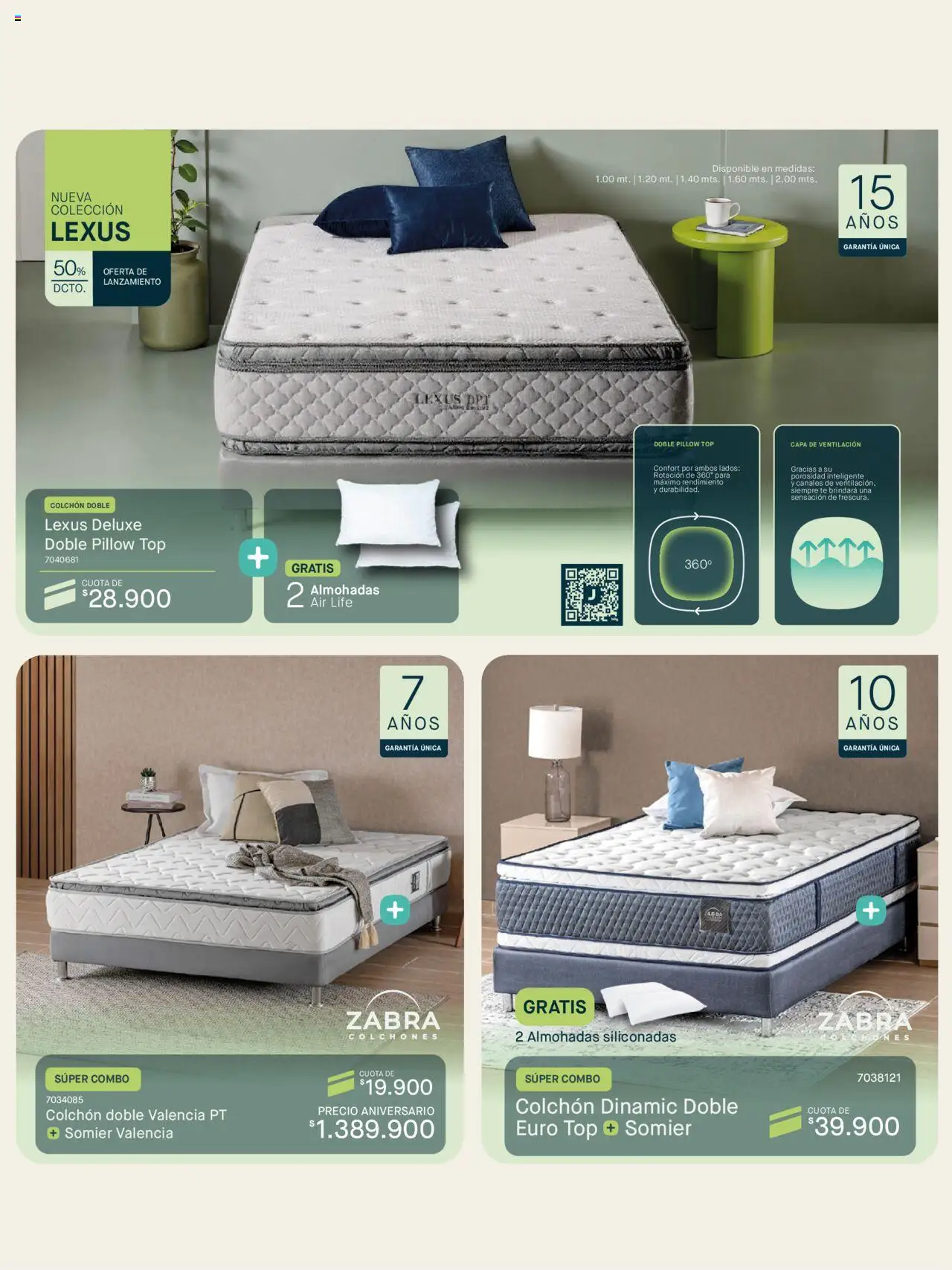 Muebles jamar revista - valida desde el 30.09.2025 | Página: 17 | Productos: Té, Colchón, Top