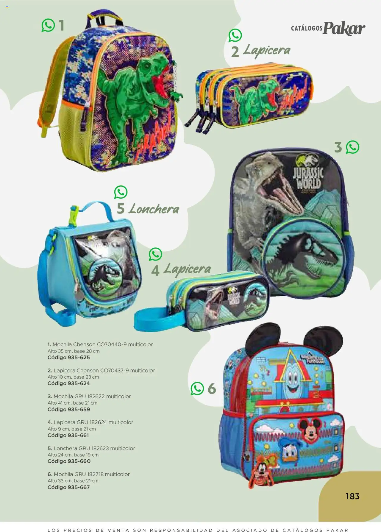 Nuevas ofertas de SC Pakar válidas en toda la República Mexicana desde el 24.07.2025. ¡Encuentra las mejores ofertas en SC Pakar Catálogo Ropa y Accesorios! | Página: 183 | Productos: Mochila