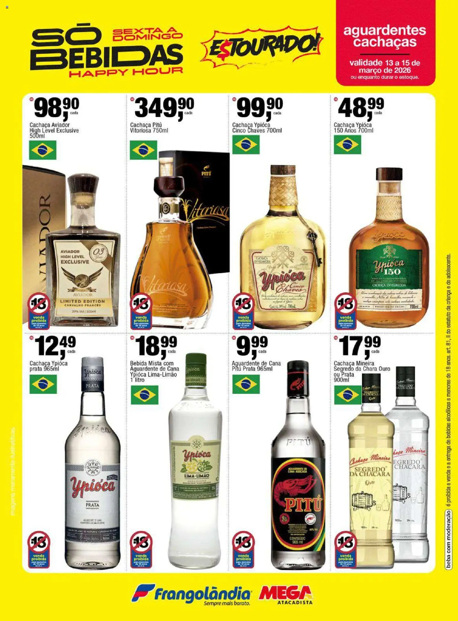 Frangolândia Folheto - válido de 13.03.2026 | Página: 7 | Produtos: Cachaça, Bebida